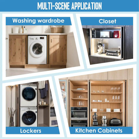 Smooth As Butter Soft Close Pocket Door Slides Hidden Cabinet Wall Tracks Featuring Heavy Duty Ball Bearing Rollers For Easy Hookup 12 Inch Silver 4 Piece Kit in various applications.
