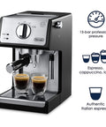 Barista Grade 15 Bar Espresso Machine With Milk Frother And Temperature Control For Home Coffee Nerds Compact Brewer