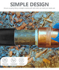 Heavy Duty Silicone Hose Coupler Connector Hydraulic Systems Black Rubber Fitting Durable Easy Install Swap Out Secure Connection on pipe