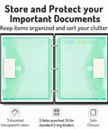 10 Pack Heavyweight Binder Pockets With Tight Closures Side Loading For 3 Ring Binders Built To Last Pro Grade Plastic Folders