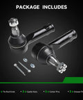 Front Outer Tie Rod End Set For F150 2004 2008 And Lincoln Mark LT 2006 2008 Direct Replacement For OE ES3691 4L3Z3A130CA SBES3691, 2 tie rod ends