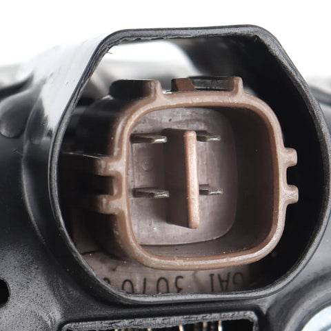 Close-up of connector on Beefed Up 130A 12V Alternator With Six Groove Pulley For 2004 2007 Honda Accord 3.0L OEM Replacement