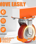 Heavy Duty Expandable Paint Drying Rack For Cabinet Doors With Smooth Casters And Hella Solid Steel Frame For Commercial Millwork And Serious Woodworking Projects Daily showing 360-degree rotating heavy-duty casters.