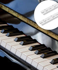 2 Pack 12 Inch Piano Hinge 1 Inch Wide Continuous Stainless Steel 304 Heavy Duty Hinge With 0.04 Inch Leaf Thickness; inset with piano keys