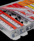 Close-up of the 250Pc Assorted TO92 Transistors Kit With 10 Models NPN PNP Bipolar Power Transistors A1015 to 2N3904