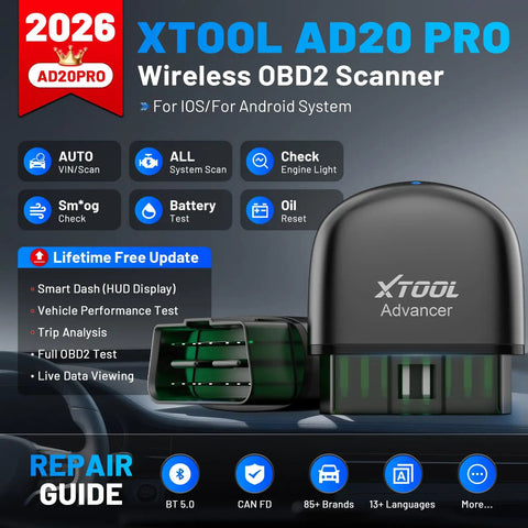 AI Assisted Wireless OBD2 Scanner For iPhone And Android All System Diagnostic Tool With Free Updates No Subscriptions