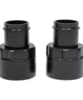 Black 1.5 inch connectors for 12 Foot Vacuum Hose, Heavy Duty Vinyl Build, ensuring flexibility and durability in wet/dry vacuums.