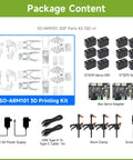 Open Source 6 Axis Robotic Arm Kit With High Torque Bus Servo And Native LeRobot Support 3D Printed Parts Kit package contents