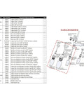 Diagram of Premium TIG Welding Torch Accessory Kit for 17 18 26 Series with part numbers and components overview