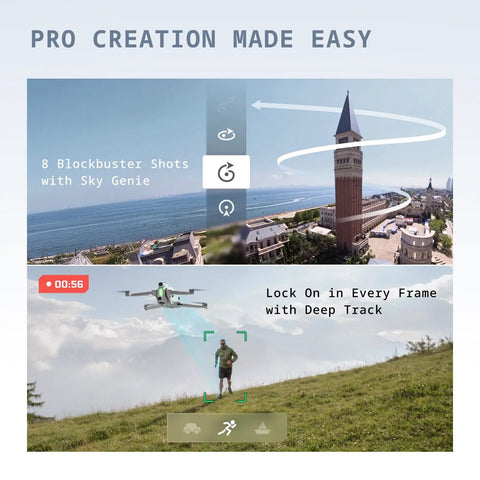 8K 360 Drone For Grownups Kids And Beginners Immersive Flying With Point-To-Fly Motion Control And Obstacle Avoidance