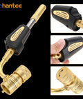 Propane MAPP Gas Turbo Torch With Self Ignition Trigger Adjustable Regulator Detachable Tips Pro Grade And Compatible With MAP Pro CGA600 Cylinders