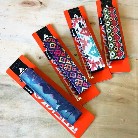Rockband Frame Carrying Strap For Inner Tubes And Bike Tools, Easy Frame Mounted Storage in various colorful patterns