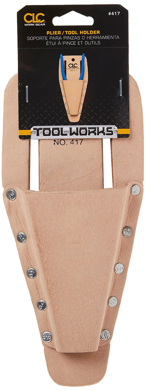 Rugged Heavy Duty Plier Tool Holder With Open Bottom Design, Molded Deluxe Tool Organizer For Hand Tools, Model 417 display