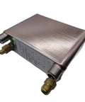Heavy Duty Beefed Up 60 Plate Heat Exchanger For Air Conditioning And Heat Pump Water Chillers, heavy gauge steel frame.