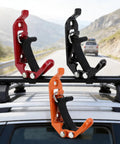 Multi Tool Fixation Car Roof Rack Fastener Quick Install Mount For Shovels Hammers Rakes And More Universal Fit Wide Diameter Tool Compatibility Easy To Use On The Go installed on vehicle