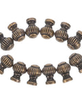 Vintage Pumpkin Drawer Pulls 12 Piece Set Old School Round Cabinet Knobs For Jewelry Boxes Cupboards And Furniture Hardware In Small Lantern Green Bronze Finish With A Comfy Grip