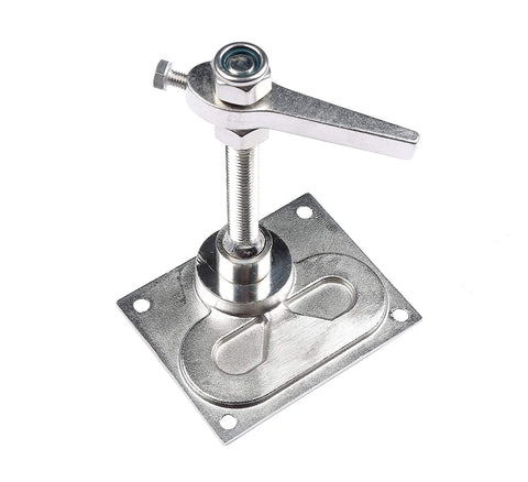 MIZUGIWA stainless steel flush hatch latch with turning lock and back plate
