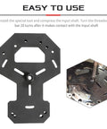 Steel component of DPS6 Clutch Tool Kit For Volvo And Ford Dry Dual Clutch Transmissions next to installation diagram