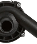 Main Electric Engine Water Pump Built Tough For Smooth Cooling Performance With Straight Bolt On Direct Swap Installation And Electromagnetic Impeller System That Runs Cool Without Hassle from a top view showing the inlet and mounting design.