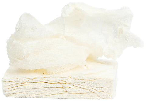 Compressed Rolled Gauze Bandage For Wounds, Ultra Compact Crinkle Cotton Six Ply Sterile Gauze That Expands To Cover Large Injuries