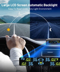 RV Tire Pressure Monitoring System TPMS Set Of 4 Sensors With Six Alarm Modes Easy Setup High And Low Pressure Alerts High Temperature Warnings And Sensor Low Voltage Or Signal Loss Alerts For Road Ready Peace Of Mind, LCD display
