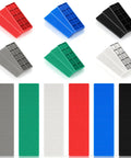 60 Piece Plastic Glazing Blocks And Flat Shims Three Sixteenths To Fifteen Sixteenths Inch colorful assorted shims for leveling windows and doors.