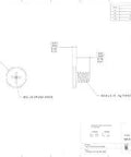 Technical drawing of stainless steel pan head Philips machine screws set in tiny metric size M0.6 with 0.15 pitch and 0.8mm length.