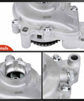 Plug And Play Replacement Water Pump With Seal And O Ring For Buick Cadillac Chevy GMC Olds Pontiac Saab Saturn Cars And SUVs Including Equinox Malibu Impala Terrain LaCrosse Sunfire Saab 9 3 And More, details view