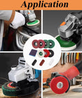 17 Piece 4 Inch Pro Grade Buffing Wheels Polishing Kit for angle grinder application on metal and automotive surfaces