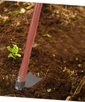 Heavy Duty Stainless Steel Garden Hoe With Ergonomic Wooden Handle Lightweight Planting Tool for soil loosening in garden