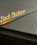 Close-up of Non Slip Recliner Floor Protectors For Hardwood Floors With Anti Slip Grippers, showing 0.2 inch thick rubber texture.