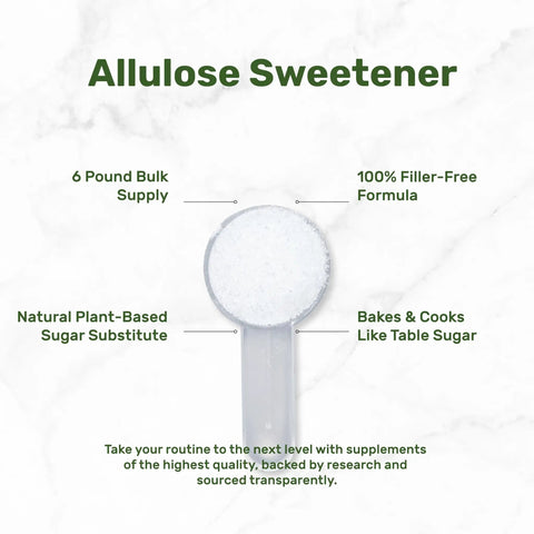 Sweetener 6 Pounds Natural Sugar Substitutes No Aftertaste Keto Friendly Vegan Zero Net Carb Zero Calorie scoop