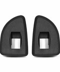 2 Piece Black Rear Window Switch Bezel Set For Silverado Sierra 2009 2010 2011 2012 2013 Compatible With Silverado 1500 2500 3500 Pickup Trucks Direct Fit Easy Install Durable Build For Quick No Fuss Replacement front view