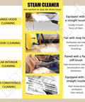 PtaTritious High Pressure Steam Cleaner 3000W Handheld Portable Steam Washer With 3.5L Water Tank for range hood, floor, car, and air conditioner cleaning.
