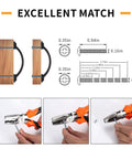 Installation guide for Oil Rubbed Bronze Cabinet Pulls 3 Inch Center 4.4 Inch Overall Length 10 Pack with screws and tools.