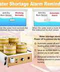 Boss-Grade Commercial Steamer For Cooking And Breakfast Shops Steam Bun Machine with water shortage alarm and control panel