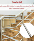 5 Inch OD 409 Steel Straight Exhaust Pipe 48 Inch Long Mandrel Bent Tube Insert for Custom Exhaust Installation