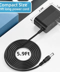 12V Charger For NexStar SE And SLT Telescopes Power Cord Adapter That Just Works with 5.9ft long cable on white surface