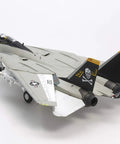 1 To 48 Scale Grumman F-14A Tomcat Model Kit For Builders Who Love DIY Airplane Builds Highly Detailed Plastic Parts Collectible Fighter Jet Kit With Realistic Cockpit Ideal Gift For Scale Model Fans, rear view