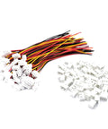 60 Pairs 26 AWG 150mm JST XH 2.54mm Pitch 3 Pin Female And Male Connector Wire Cable For RC Toys PCB LED Strips And Household Appliances Solder Ready Durable Quick Hookup