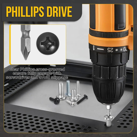 M3 0.5x8 Pan Head Machine Screws Assortment Kit 300 Pieces Carbon Steel Phillips Bolts with drill in use