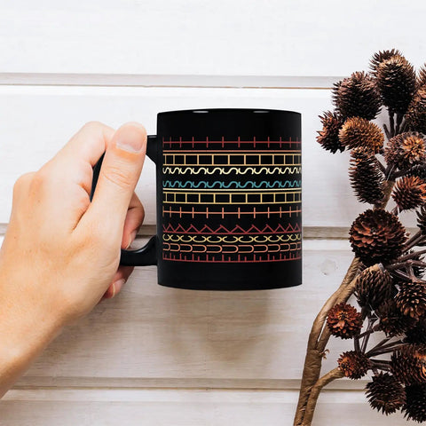 Hand holding Funny Hidden Swear Message Coffee Mug Sarcastic Office Gift For Coworkers And Besties Hilarious Gag Gift 11 oz mug