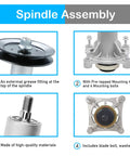54 Inch Deck Rebuild Kit For Craftsman And Husqvarna showing spindle details and features