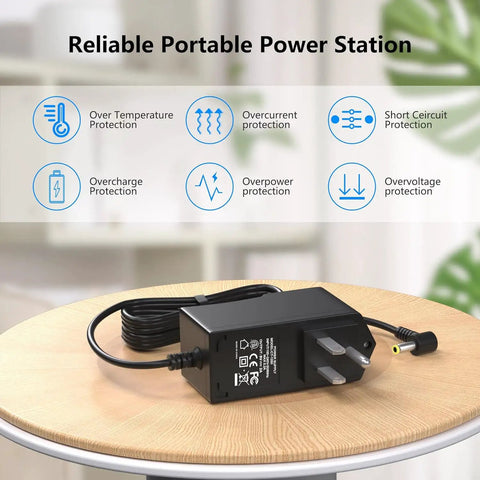9V Faucet Replacement Power Supply For Touch2O Power Adapter EP102157 with safety features on a table