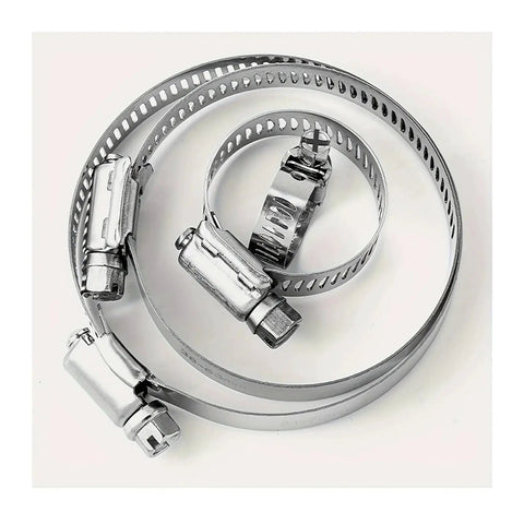 Solid Stainless Steel Hose Clamps Kit With 120 Pieces For Plumbing And Auto Hacks Easy Tightening Worm Gear Design Perfect 1/4 Inch To 1 5 Inch Fit For Your Next Big Or Small Jobs Around The Shop Home, stainless steel worm gear clamps