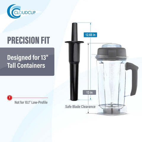 Tamper Replacement For Classic 64 Oz Blender Jar Fit 13 Inch Tall Container Replacement Part For 5200 6300 5000 760 Series