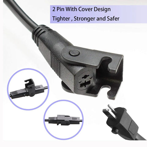 29V 2A Recliner Power Supply Transformer For Lift Chairs AC DC Switching Adapter No Fuss Plug And Play Universal Version Fits All Recliners Includes 4 Foot US Cord Safe Reliable Replacement For Smooth Chair Operation, black 2-pin connector