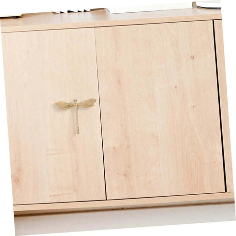 Dope Antiqued Brass Dragonfly Cabinet Knobs With Slick Pull Action For Kitchen Cabinets And Drawer Fronts on wooden cabinets.