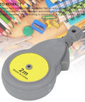 Heavy Duty Rotating Beam Compass With Retractable Tape Measure And Fifty Pencil Refills For No Sweat Pro Shop Layouts And Dead Nuts Dual Scale Accuracy - close-up of retractable tape measure