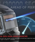 New-gen high-speed sensors in auto darkening helmet, part of 4 In 1 Flux Core MIG TIG Stick Welder With Synergic Control, Dual Voltage 110V 220V, 160A Pro Grade Portable Welding Machine And Auto Darkening Blue Light Blocking Helmet For DIY Projects And Home Shop Repairs